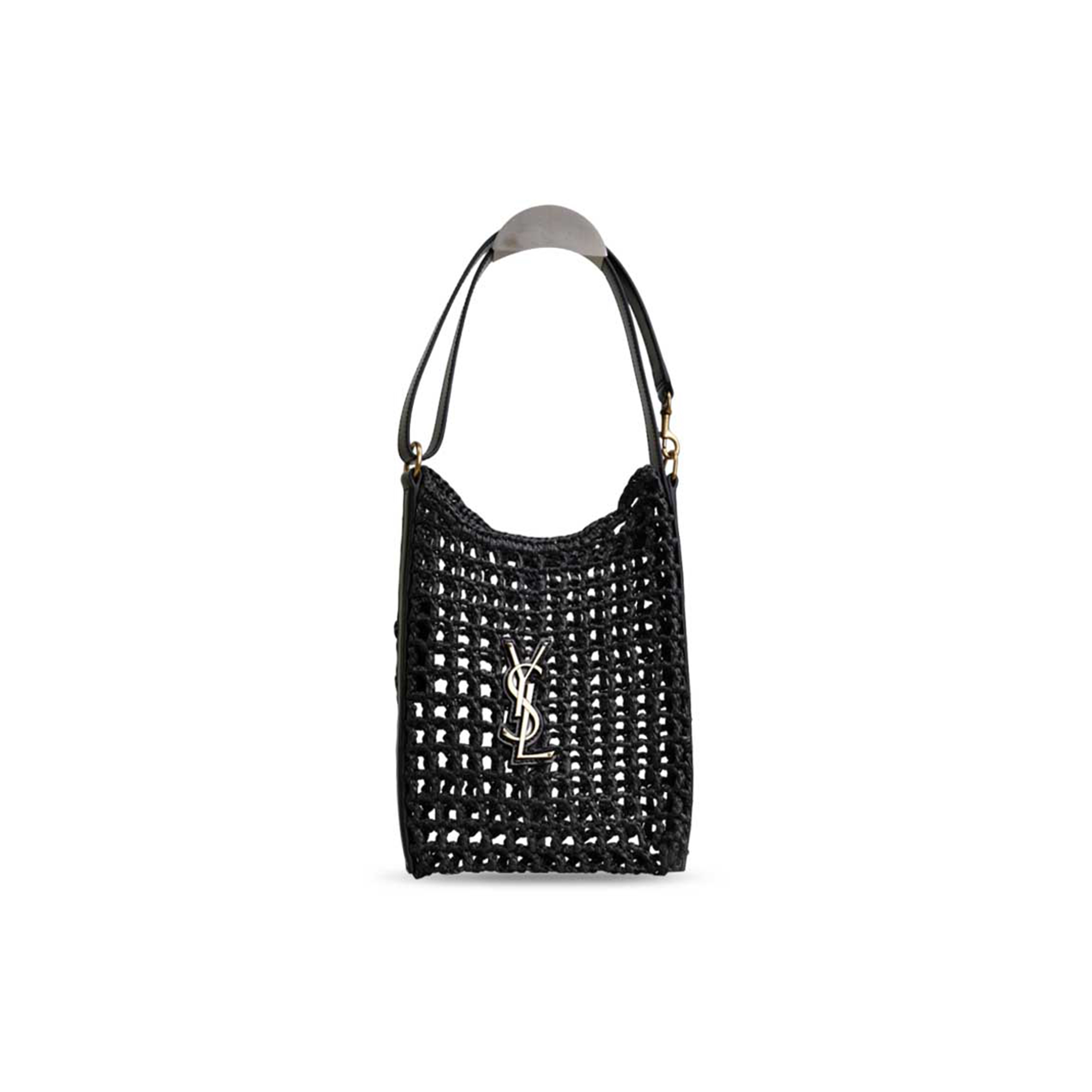 YSL OXALIS MINI RAFFIA SHOULDER BAG 840042 (25*19*2cm)